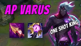 How to ONE SHOT Anyone with AP Varus Mid! (League of Legends Guide)