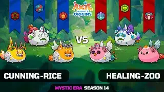 CUNNING-RICE vs HEALING-ZOO | SEASON 14 | AXIE INFINITY ORIGINS