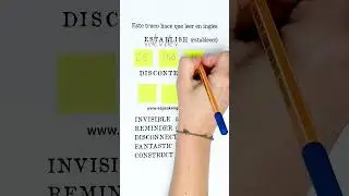 🧠 DESCUBRE UN TRUCO INFALIBLE para LEER PALABRAS DIF&Iacute;CILES en INGL&Eacute;S como si fueras nativo