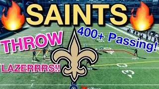 How to use SAINTS PLAYBOOK in madden 21! (BEST FORMATIONS IN SAINTS)
