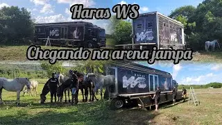 A CHEGADA DO HARAS WS NA ARENA JAMPA CAMPEONATO PORTAL VAQUEJADA 2025