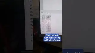 Blink Led with Push Button Using A9G MicroPython #a9g #led #iot