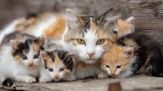 Adorable Kittens Playtime with Mom!  Cute Pet Moments