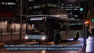 CDC NSW m/o 8460: Volvo B7RLE Euro 2 (ZF/Custom Coaches CB60)