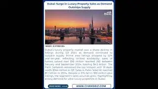Dubai: Surge in Luxury Property Sales as Demand Outstrips Supply
