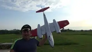 Dynam Gloster Meteor F8 Upgraded V2 6S 6 blades Twin Freewing 70mm EDF Jet Test flight