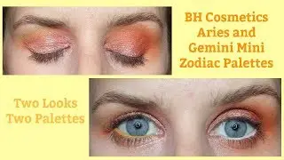 2 Looks 2 Palettes using Aries and Gemini Mini Zodiac Palettes from BH Cosmetics!