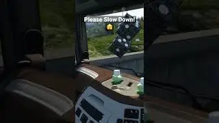 ⚠️Slow Down Please! #ets2 #eurotrucksimulator2 #driving