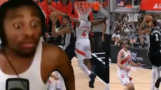 WEMBY SEE'S NO CONTEST!!! Lil Gerber REACTS To SPURS VS RAPTORS @Overtime 