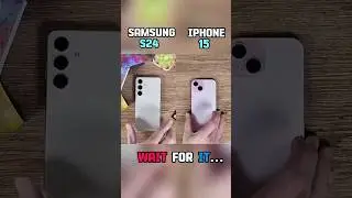 🔋IPHONE 15 vs 🔋Samsung S24 Ultimate Battery Drain Test!!