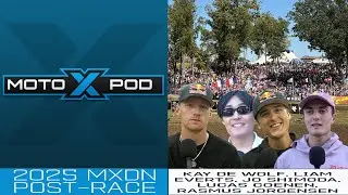 Интервью после гонки MXdN 2025 | футов. Лукас Коэнен, Кей де Вульф, Лиам Эвертс