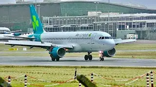 WINDY Morning PlaneSpotting at Cork Airport- Aer Lingus Captain Retirement Flight
