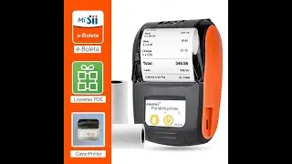 Mini imprimante Thermique Bluetooth ,Tickets de caisse (Windows, Android et iOS)