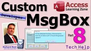 Create a Custom Dynamic MsgBox in Microsoft Access Using VBA. Part 8: Format Properties