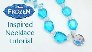 How to Make a Disney Frozen Inspired Elsa Necklace Tutorial