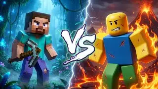 Стив против Нуба &mdash; кто НА САМОМ ДЕЛЕ ПОБЕДИТ? | Битва Minecraft против Roblox