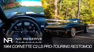 (4K) POV TEST DRIVE 1964 CHEVROLET CORVETTE LS PRO-TOURING RESTOMOD - FOR SALE 18005627815