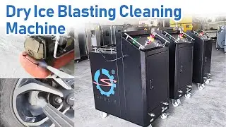 How a Dry Ice Blasting Cleaning Machine Works | Real Cleaning Demo