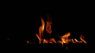 Action stock footage with a black screen (28) - fire