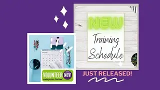 New Training Calendar Launch