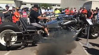 Mad Max Style Custom Giant Motorcycle