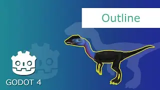 3D object outline in godot