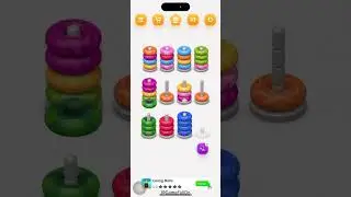 COLOR SORT Hoop Stack 3D - Level 60 #games