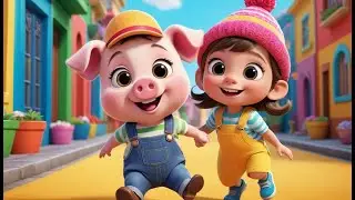 This Little Piggy in Fantasy Fairground | Magical Piggy Song for Kids | Fun Fairground Nursery Rhyme