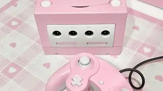 pretending I know what I'm doing 🌸 gamecube shell swap (one more pink console for my collection)