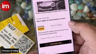 How to contact a vehicle owner using NGF132 Parking Tag?