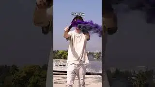 iPhone Vs. Camera - Smoke Bomb Photography