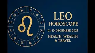 LEO Horoscope 01&ndash;10 December 2025 | Health, Money & Marriage Guide
