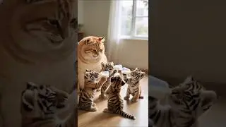 chubby Cat has tigers. chubbycat beats the Odds #popularshorts #trendingshorts  @animation-video-t8w