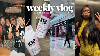 weekly vlog. zara haul, failed content day, k18 event & makeup artist vibes ✨ | comfort ade