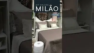 Kit Colcha Mil&atilde;o Classic Corttex