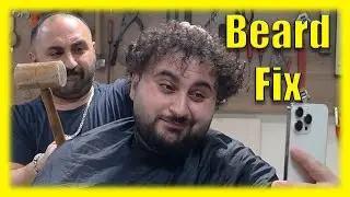 Satisfying Beard Trim 🔥 Real Barber Sounds