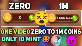 One video Zero to 1 million Coins 🤯 Carrom pool • Carrom Pool Zero To 1 million Coins 🥰