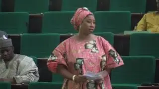 Hon Elendu Ukeje Nnenna Ijeoma,21 June 2016 contributes to a motion under a matter of privilege over