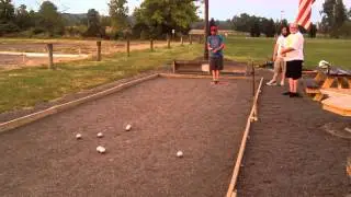 9/19/13 play at Zanesfield Petanque Club