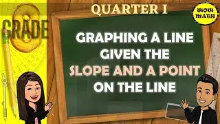 GRAPHING A LINE GIVEN THE SLOPE AND A POINT ON THE LINE || GRADE 8 MATHEMATICS Q1