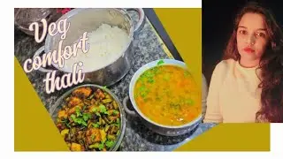 Indian comfort lunch veg menu #lunchideas #food #lunch #viralvideo 
