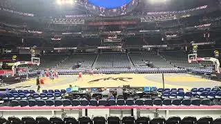 NBA court Game 122925 @ Capital One Arena Blue Knights VS Wood OG 1st half