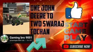 1 John Deere vs 2 swaraj 😯😲 #tochan​ #tochantractor​ #firstvideo​ #youtube​ #youtubeshorts​ #shorts​