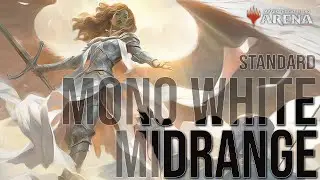 Mono White Midrange | Ranked | Platinum | 71% WR | MTG Arena | Standard