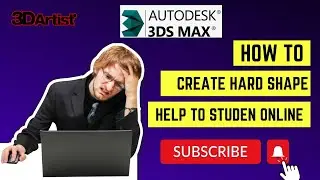 How to create Hard shapes in 3ds max || Spline tool || Help to student 3ds max