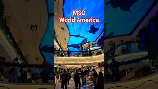 Gorgeous Atrium!! MSC World America!!! #cruise #mscworldamerica #travel @msccruisesofficial​
