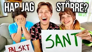 ÄRLIG SANT eller FALSKT med EX-FLICKVÄN vs BÄSTAVÄN