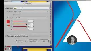 stansvorm overdruk illustrator