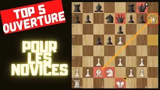 TOP 5 OUVERTURES quand on commence les &eacute;checs.