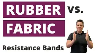 Rubber Mini Bands vs. Fabric Resistance Bands for Glute Exercises